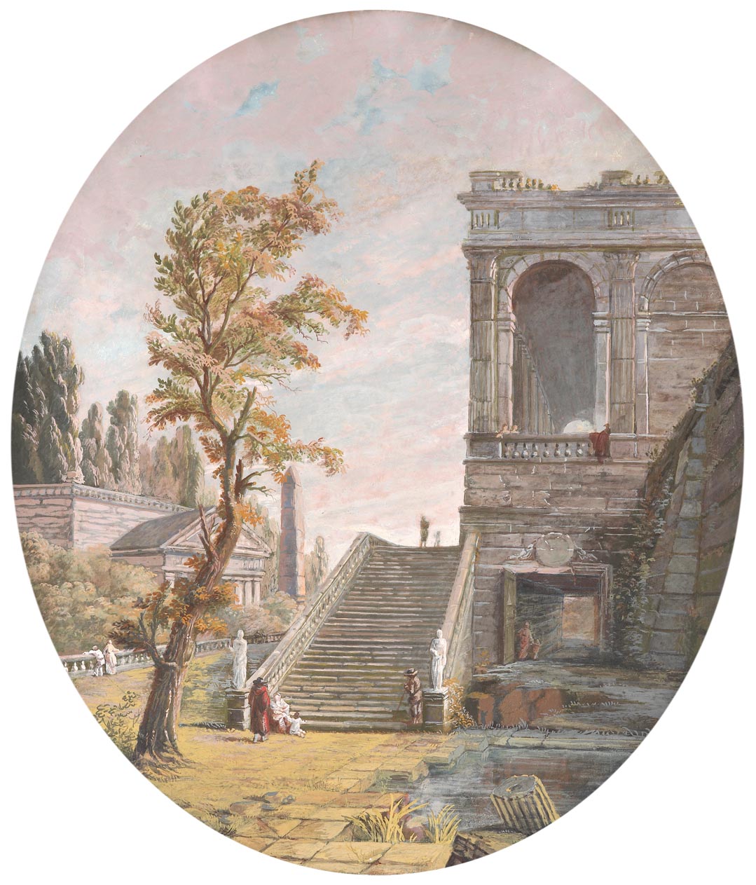 Pareja de caprichos arquitectónicos